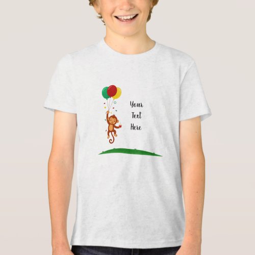 Flying Monkey Balloon Tri-Blend Shirt
