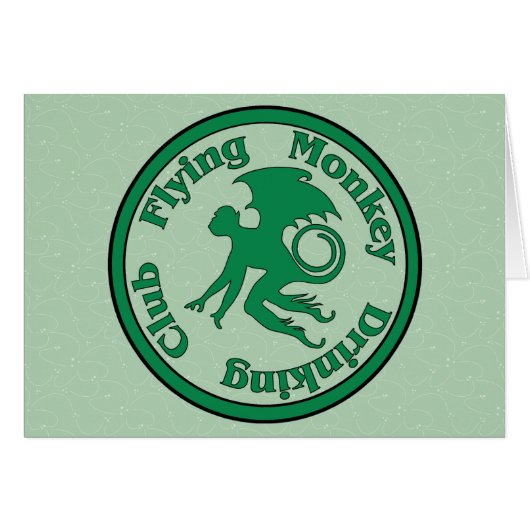 Flying Monkey Drinking Club (Front Horizontal)