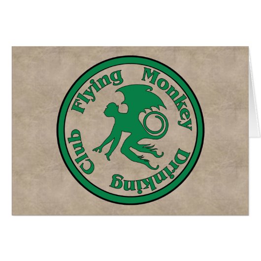 Flying Monkey Drinking Club Cards (Front Horizontal)