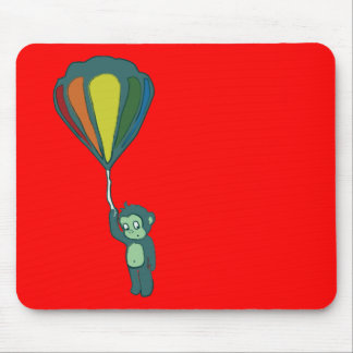 flying monkey : hot air balloon mouse pad