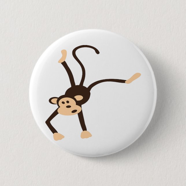Flying Monkey Pinback Button (Front)