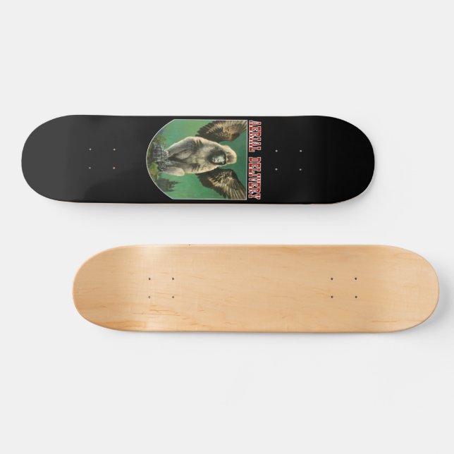 Flying Monkey with grenade Skate Board Deck | Zazzle