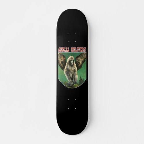 Flying Monkey with grenade Skate Board Deck