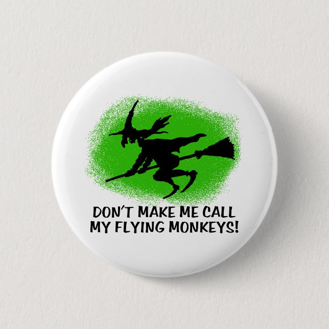 Flying Monkeys Button (Front)
