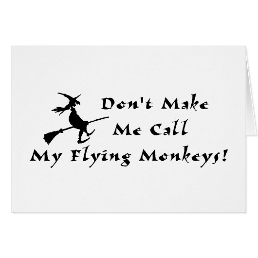 Flying Monkeys Cards (Front Horizontal)