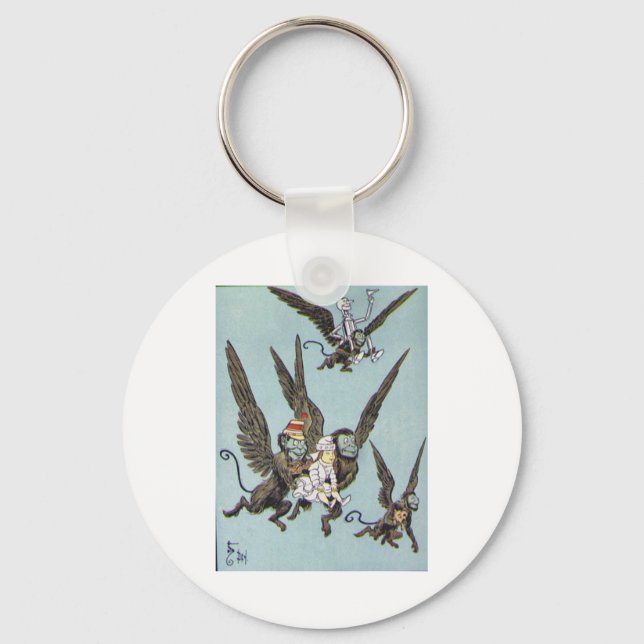 Flying Monkeys Color Keychain (Front)