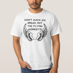 Flying Monkeys Funny T-Shirt Humor