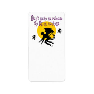 Flying Monkeys Label