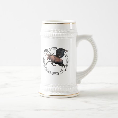 Flying Moose Aviation Beer Stein