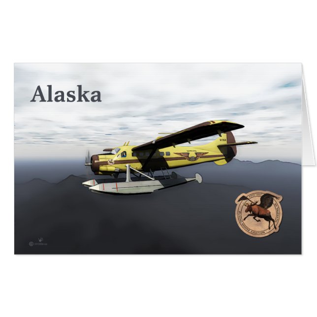 Flying Moose Aviation de Havilland DH3-C Otter Card (Front Horizontal)