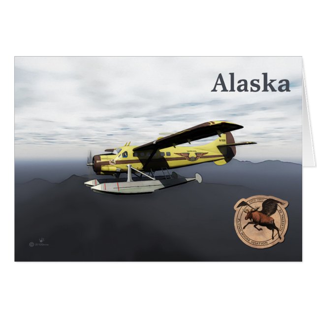 Flying Moose Aviation de Havilland DH3-C Otter Cards (Front Horizontal)