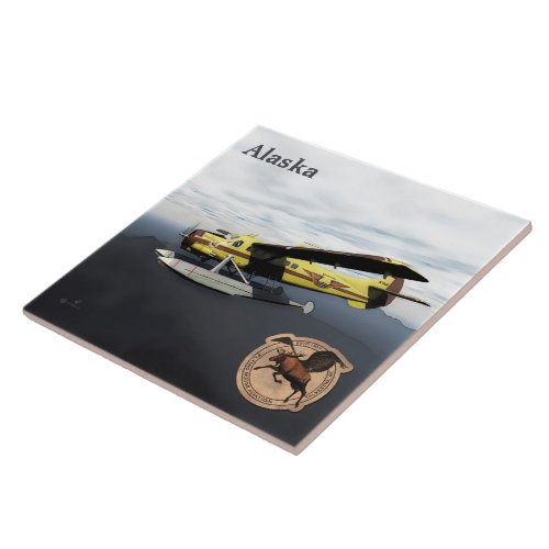 Flying Moose Aviation de Havilland DH3_C Otter Ceramic Tile