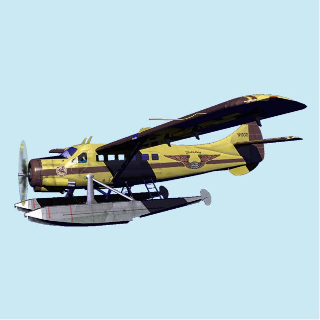 Flying Moose Aviation de Havilland DH3-C Otter Cutout (Front)