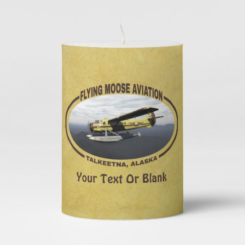 Flying Moose Aviation de Havilland DH3_C Otter Pillar Candle