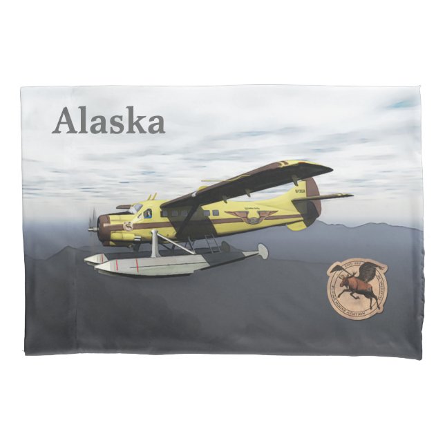 Flying Moose Aviation de Havilland DH3-C Otter Pillow Case (Front)