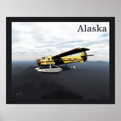Flying Moose Aviation de Havilland DH3_C Otter Poster