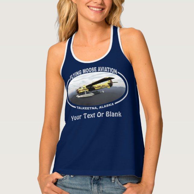 Flying Moose Aviation de Havilland DH3-C Otter Tank Top (Front)
