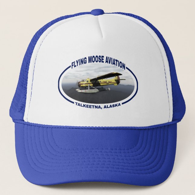 Flying Moose Aviation de Havilland DH3-C Otter Trucker Hat (Front)