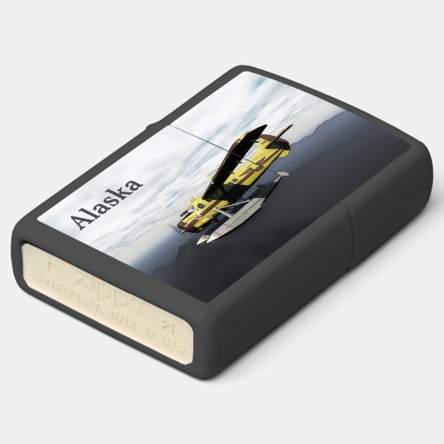 Flying Moose Aviation de Havilland DH3-C Otter Zippo Lighter (Angled)