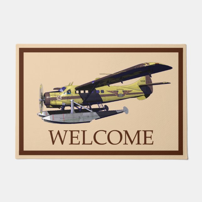 Flying Moose Aviation de Havilland Otter - Welcome Doormat (Front)