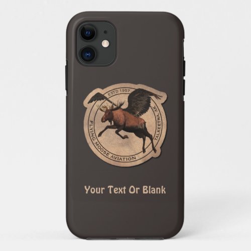 Flying Moose Aviation Patch iPhone 11 Case