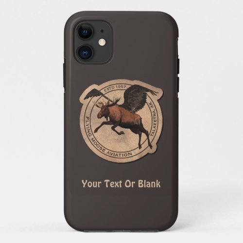 Flying Moose Aviation Patch iPhone 11 Case