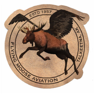 Flying Moose Aviation Patch Cutout