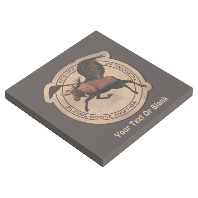Flying Moose Aviation Patch Gallery Wrap (3/4)
