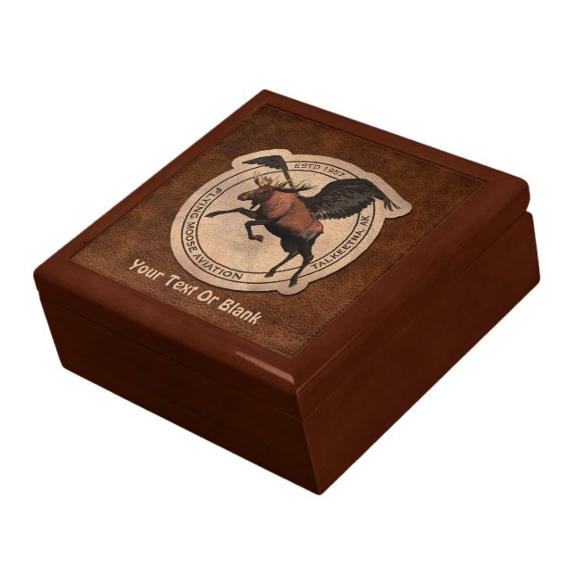 Flying Moose Aviation Patch Gift Box (Side)