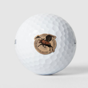 Flying Moose Aviation Patch Golf Balls