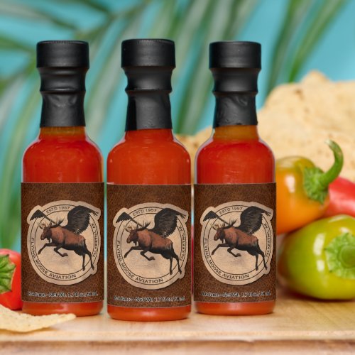 Flying Moose Aviation Patch Hot Sauces