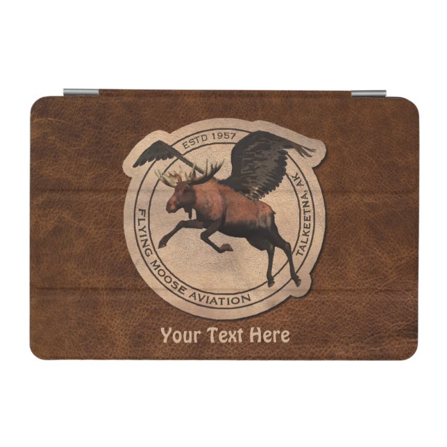Flying Moose Aviation Patch iPad Mini Cover (Horizontal)