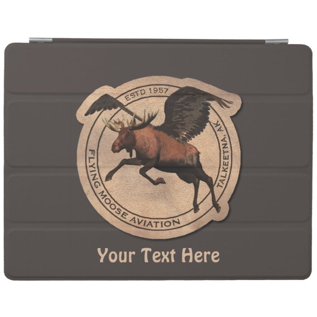 Flying Moose Aviation Patch iPad Smart Cover (Horizontal)