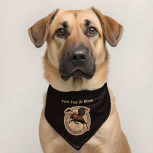 Flying Moose Aviation Patch Pet Bandana Collar