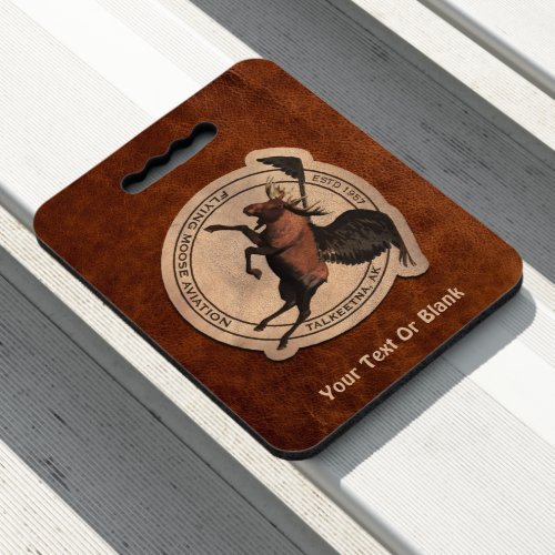Flying Moose Aviation Patch Seat Cushion