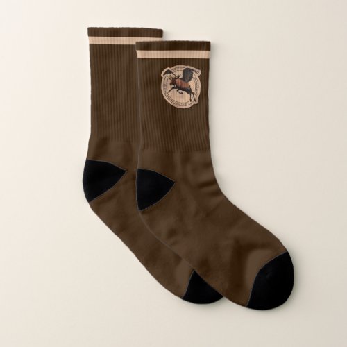 Flying Moose Aviation Patch Socks