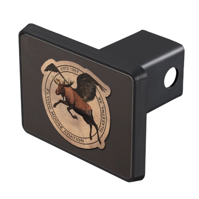 Flying Moose Aviation Patch Tow Hitch Cover (Top Right)