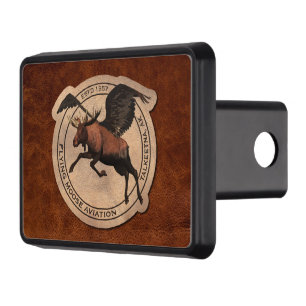 Flying Moose Aviation Patch Trailer Hitch Cover
