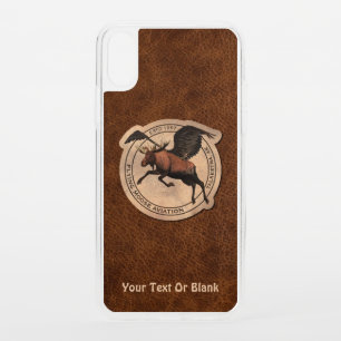 Flying Moose Aviation Patch iPhone XS Case