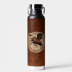 Flying Moose Aviation Patch Water Bottle