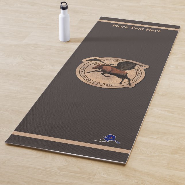 Flying Moose Aviation Patch Yoga Mat (In Situ)