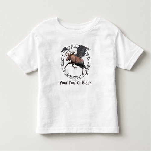Flying Moose Aviation Toddler T_shirt