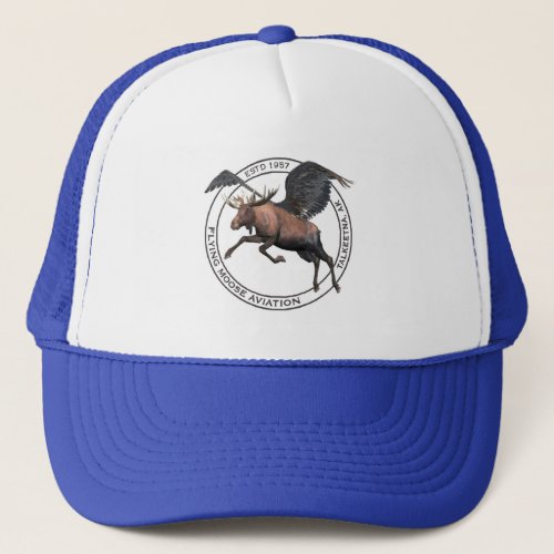 Flying Moose Aviation Trucker Hat