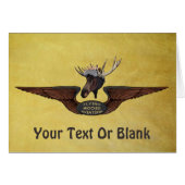 Flying Moose Bush Pilot Wings (Front Horizontal)