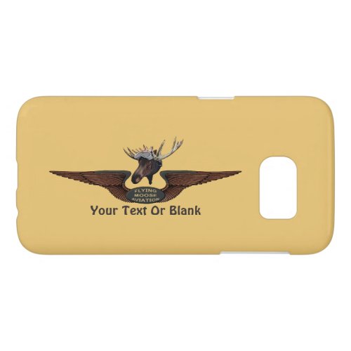 Flying Moose Bush Pilot Wings Samsung Galaxy S7 Case