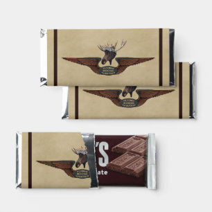 Flying Moose Bush Pilot Wings Hershey Bar Favors