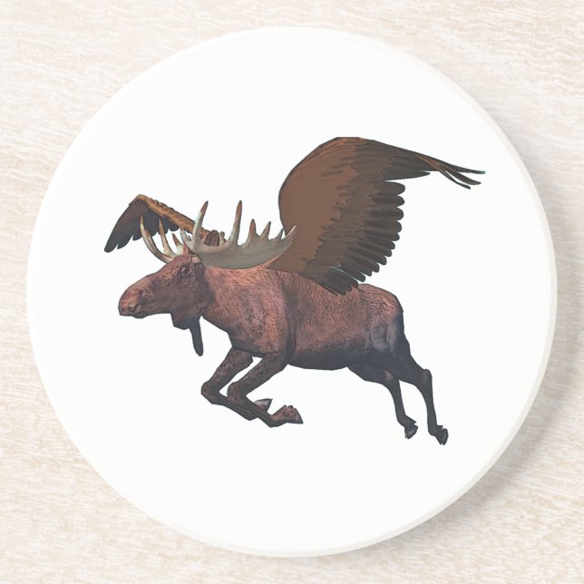 Flying Moose Coaster (Front)
