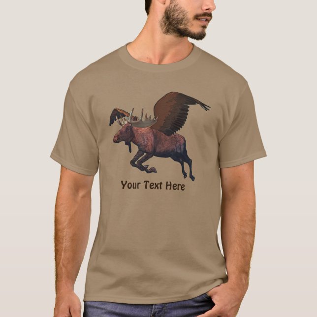 Flying Moose T-Shirt (Front)