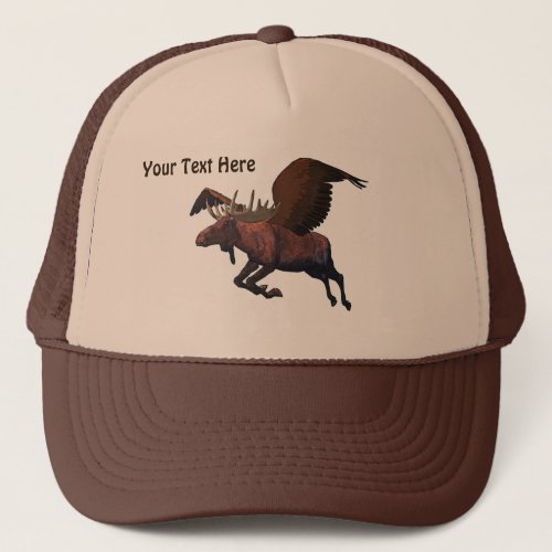 Flying Moose Trucker Hat