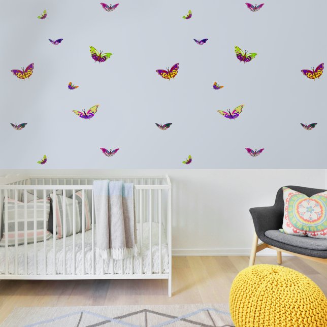 Flying multicolored butterflies  wallpaper  (Creator Uploaded)